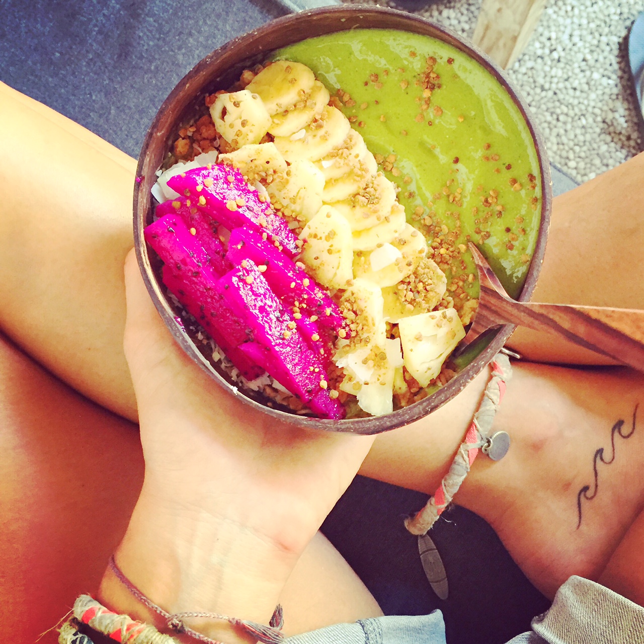 smoothie bowl, nalu bowls, canggu