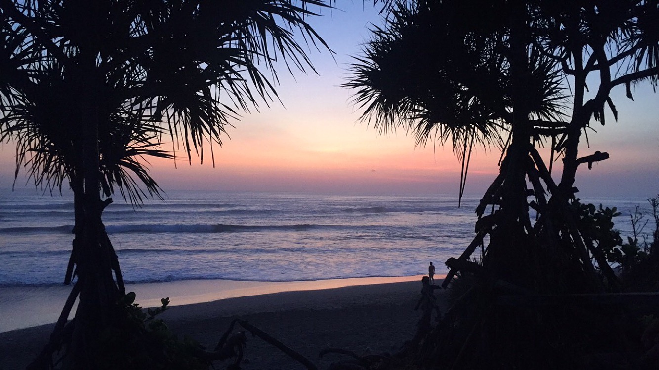 bali, sunset