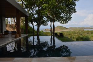 villa sorgas lombok, zwembad