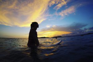 surfen in lombok, daisy